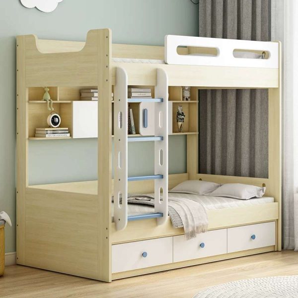 Giường 2 tầng trẻ em gỗ công nghiệp mdf