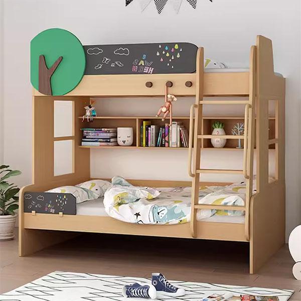 Giường tầng trẻ em gỗ công nghiệp đơn giản
