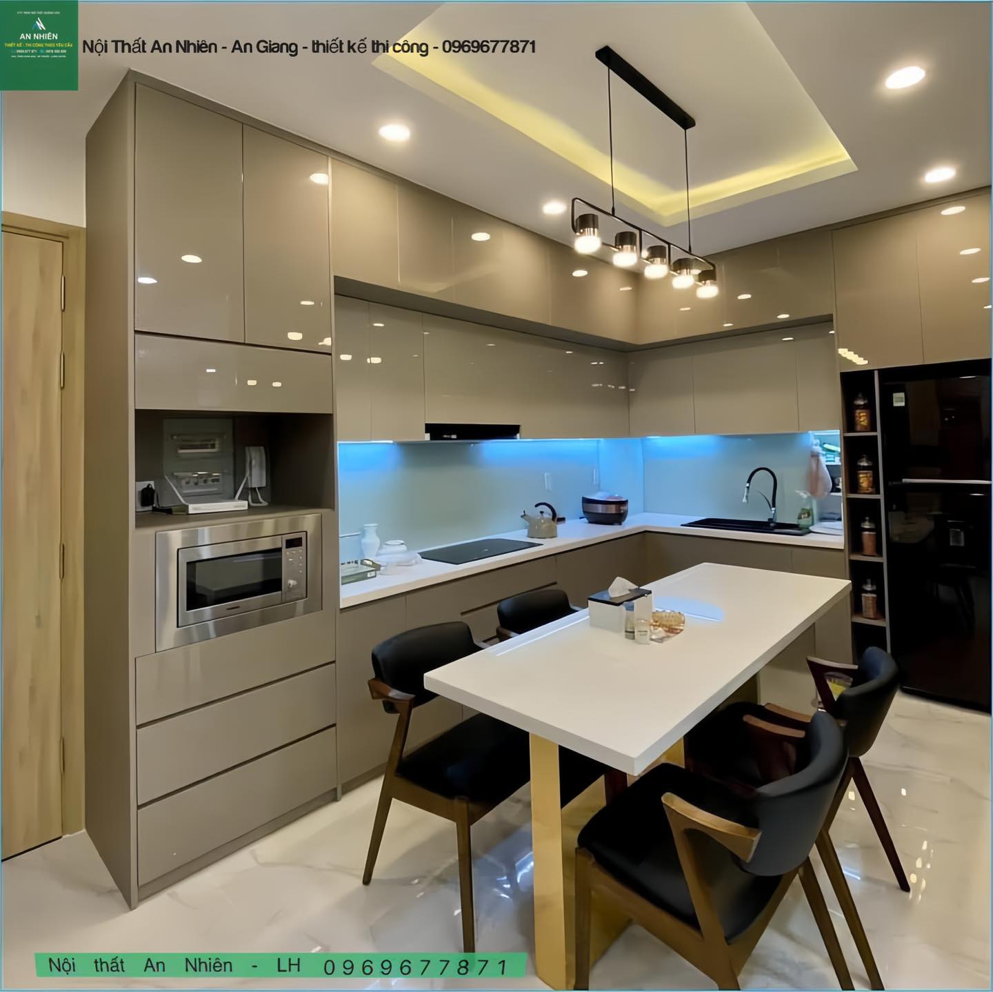 Mẫu tủ bếp nhựa - 004