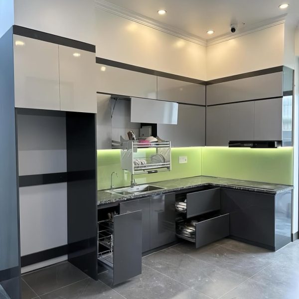 Mẫu tủ bếp nhựa - 001