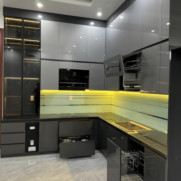 Mẫu tủ bếp nhựa - 003